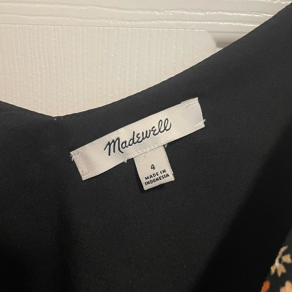 Madewell Floral Button Down Crop Tank - Sz 4 - Picture 2 of 3